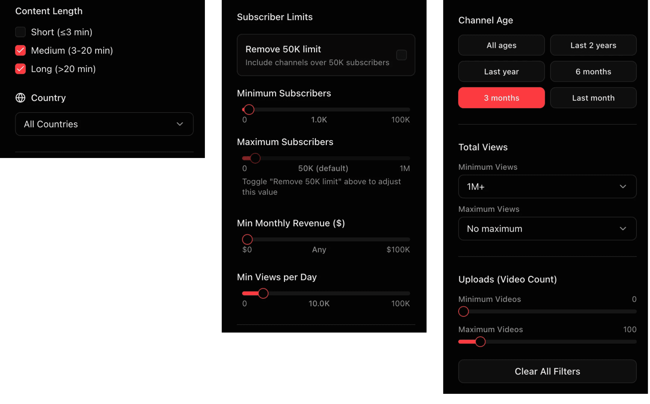 filters outlier software youtube